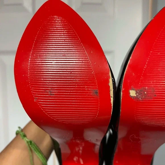 Black Louboutin pumps size 38